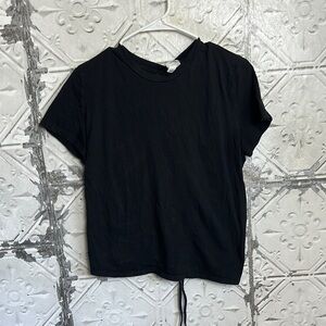 All in motion Black rucched Women's Top